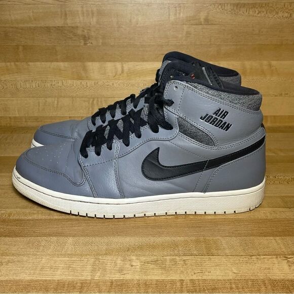 Nike Air Jordan 1 High Retro ‘Rare Air’ Mens Size 13 Patch Cool Gray 332550-014 - Picture 2 of 7